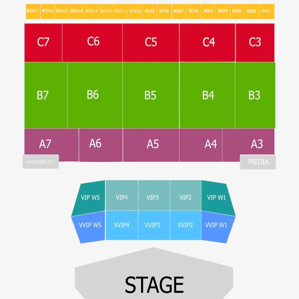 Stadium Seat Map